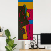 Poster Femmes en rose (Bureau à domicile)