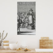 Poster Femmes et hommes quakers à leur assemblée (Cuisine)