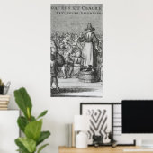 Poster Femmes et hommes quakers à leur assemblée (Bureau à domicile)