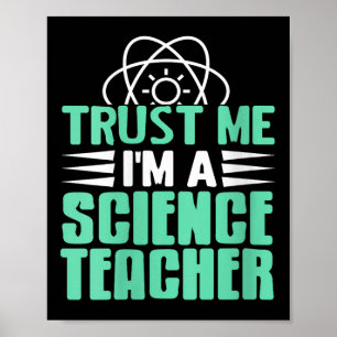 Poster Femmes Faites-moi confiance Je suis professeur de
