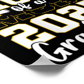 Poster Femmes Fier Maman D'Un Cl De 2025 Diplômé M (Coin)