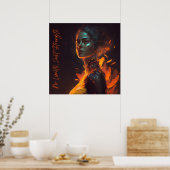 Poster Femmes fortes, monde fort - inspiration d'affiche (Cuisine)