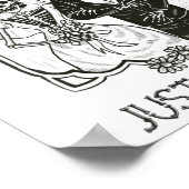 Poster Femmes Halloween Skeletons Mariée Et Groom Juste M (Coin)