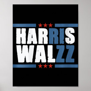Poster Femmes Harris Wz Rizz Drôle Voter Kamala Président