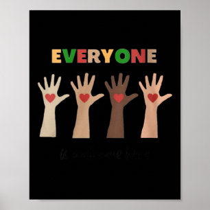 Poster Femmes Idaho Enseignant Tout Le Monde Est Bienvenu