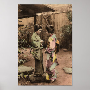 Poster Femmes japonaises vintages