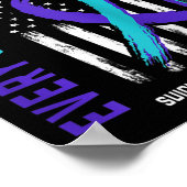 Poster Femmes Je Manque Mon Mari Suicide Sensibilisation (Coin)