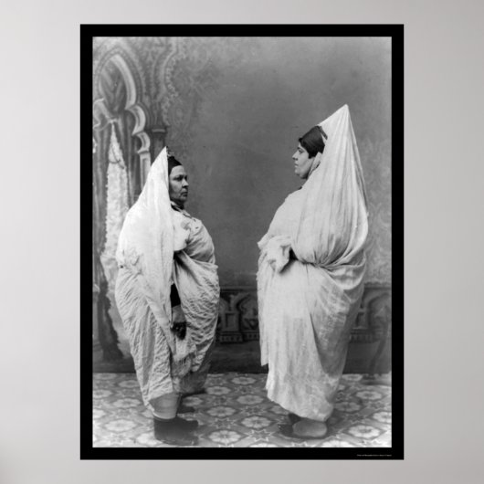 Poster Femmes juives tunisiennes 1920 (Devant)