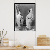 Poster Femmes juives tunisiennes 1920 (Cuisine)