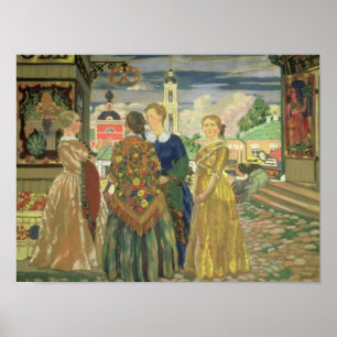 Poster Femmes marchandes