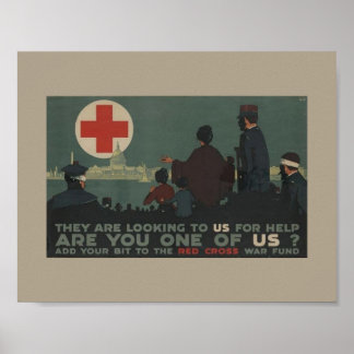 Poster Femmes militaires Première Guerre mondiale Fonds d
