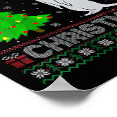 Poster FEMMES Mongouste Xmas Arbre Éclairage Noël laid (Coin)