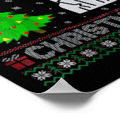 Poster Femmes Nicu Infirmière Xmas Arbre Éclairage Laide  (Coin)