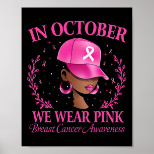 Poster Femmes Noires Cancer Du Sein En Octobre Nous Porto