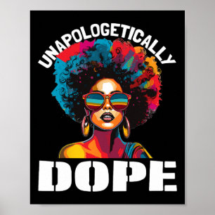Poster Femmes noires Drogue sans apologisme JunetDix Noir