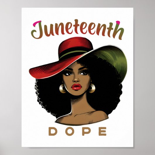 Poster Femmes noires Drogue sans apologisme JunetDix Noir (Devant)