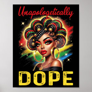 Poster Femmes noires Drogue sans apologisme JunetDix Noir