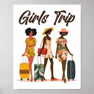 Poster Femmes noires Voyage Afro Queen Melanin Africain
