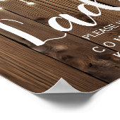 Poster femmes panneau de toilettes - corbeille d'articles (Coin)