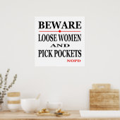 Poster Femmes perdues Nouvelle-Orléans (Cuisine)