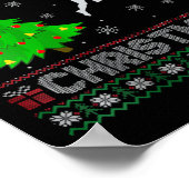 Poster Femmes Pole Vault Xmas Tree Lighting laide Noël (Coin)