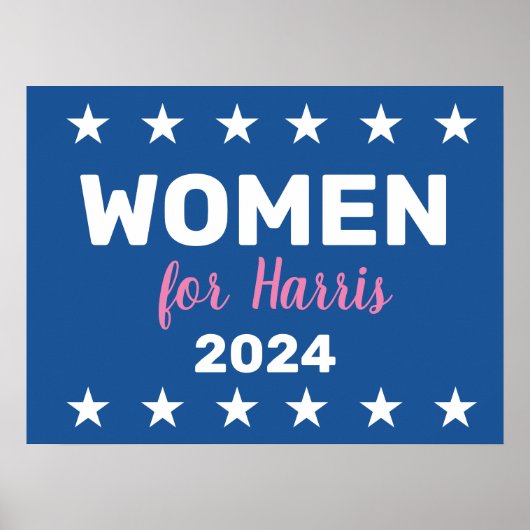 Poster Femmes Pour Harris 2024 (Devant)