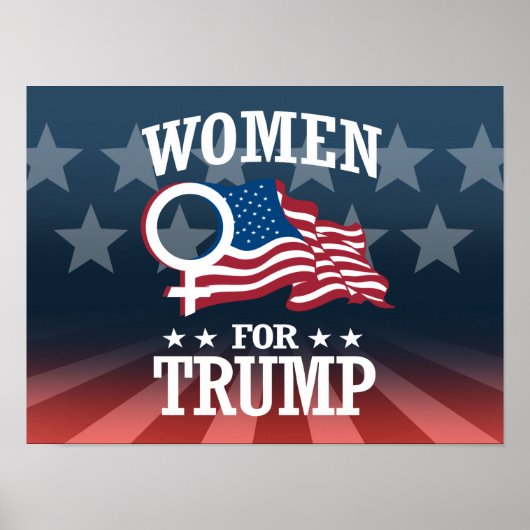 POSTER FEMMES POUR TRUMP (Devant)