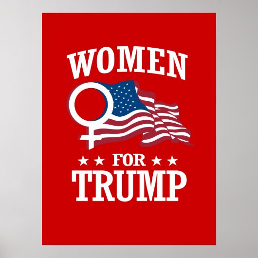 POSTER FEMMES POUR TRUMP (Devant)