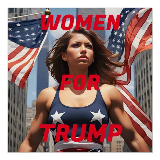 POSTER FEMMES POUR TRUMP (Devant)