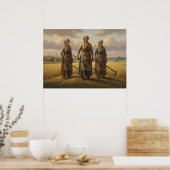 Poster Femmes qui travaillent (Cuisine)
