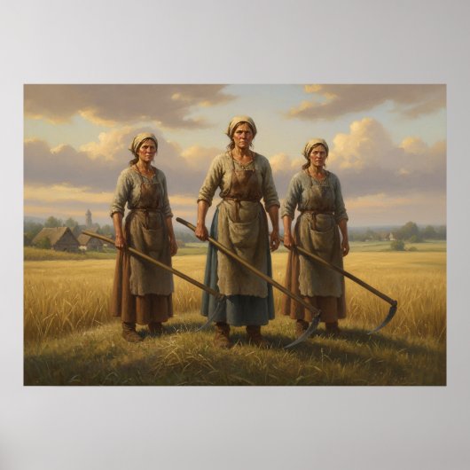 Poster Femmes qui travaillent (Devant)