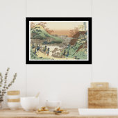 Poster Femmes rentrant au foyer (noir) (Cuisine)