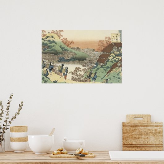 Poster Femmes rentrant au foyer (toile) (Cuisine)