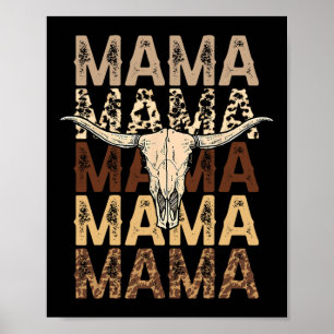 Poster FEMMES Rétro Mama Drôle Mères Jour Cadeaux Pour Ma