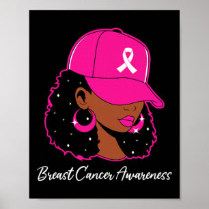 Poster Femmes rose Cancer du sein Guerrière de sensibilis
