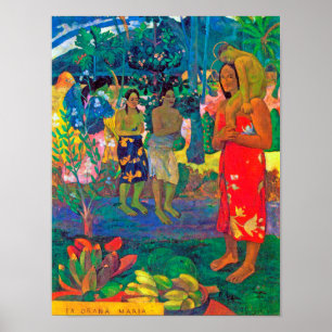 Poster Femmes tahitiennes, Gauguin
