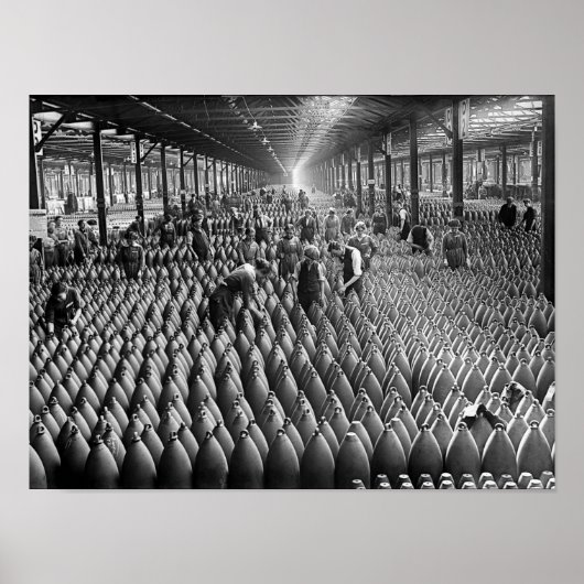 Poster Femmes Travaillant Dans Une Usine De Munition - WW (Devant)