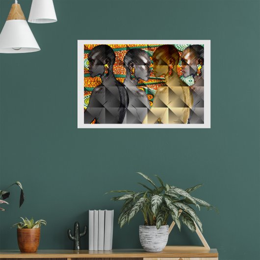 Poster Femmes tribales d'Afrique