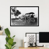 Poster Femmes tsiganes dans un wagon en Turquie 1895 (Bureau à domicile)