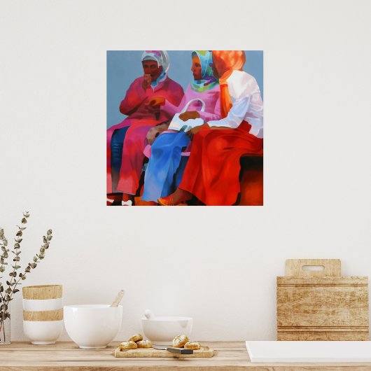 Poster Femmes turques à Istanbul (Cuisine)