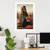 Poster Femmes Vendant de l'eau et des oranges... (Bureau à domicile)