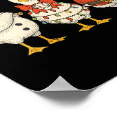 Poster FEMMES Vintage Noël Baseball Goose Merry Chri (Coin)