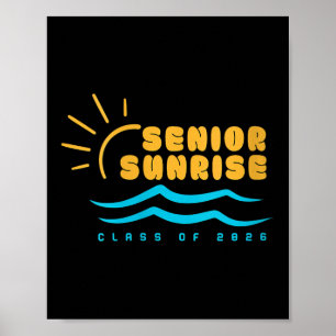 Poster Femmes Vintage Senior Sunrise 2026 Aînés De Cl G