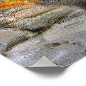 Poster Femmes vintages en bleu rouge vert (Coin)