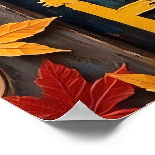 Poster Fence Line Bandit : Visite d'automne d'un raton la (Coin)