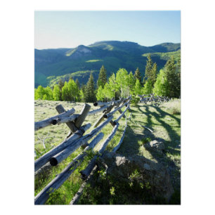 Poster Fenceline en bois