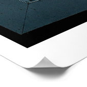 Poster Fenêtre bleue (Coin)