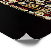 Poster Fenêtre dans la cathédrale de Worcester, 15ème siè (Coin)