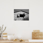 Poster Fenêtre de grange ouverte (Cuisine)