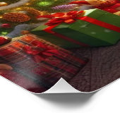 Poster Fenêtre de Noël cosy (Coin)